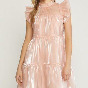 Entro Pink Iridescent dress size Large